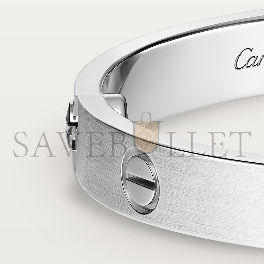 CARTIER BRACELET LOVE, MODÈLE CLASSIQUE, FINITION BROSSÉE, 4 DIAMANTS B6080217